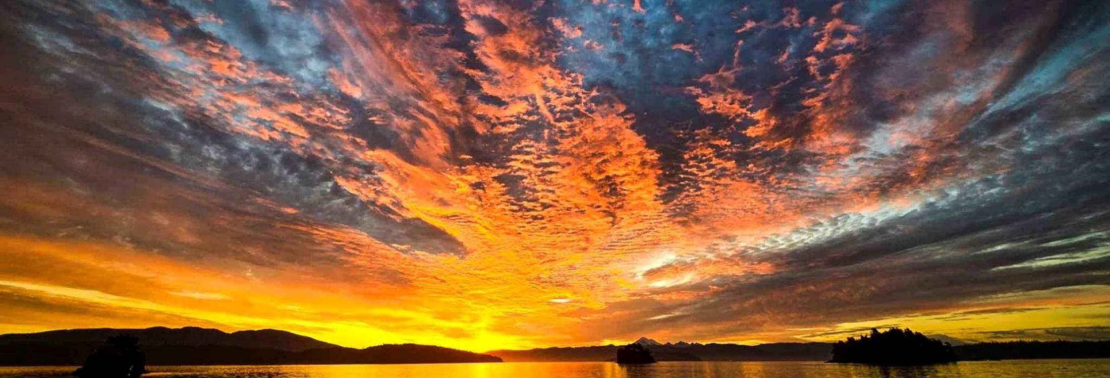 Sunrise at Cypress Island