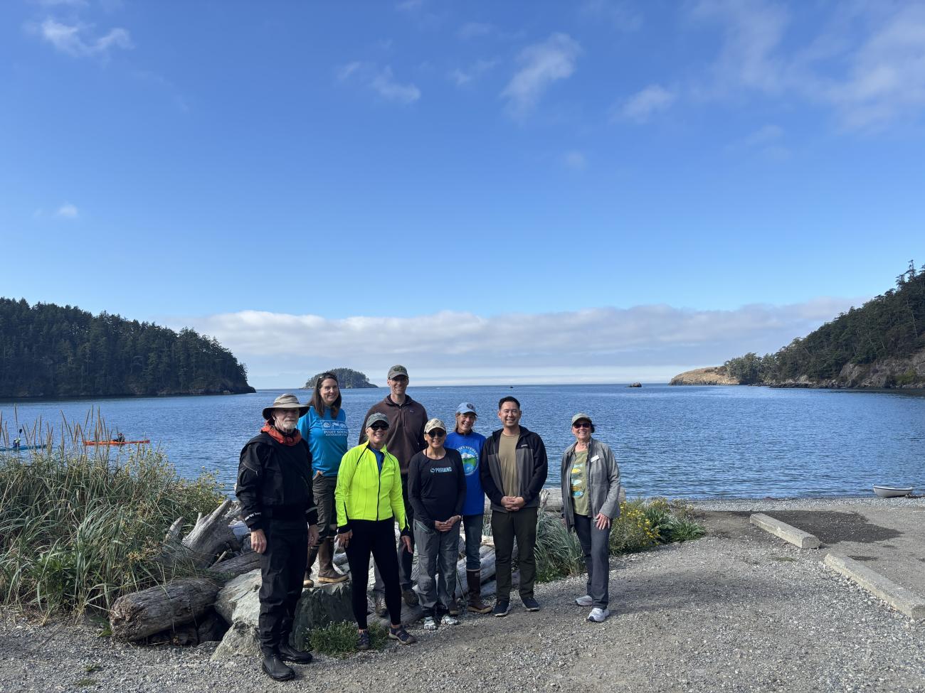 Bowman Bay Tour group