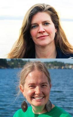 Head shots of Jodie Toft and Hilary Hayford