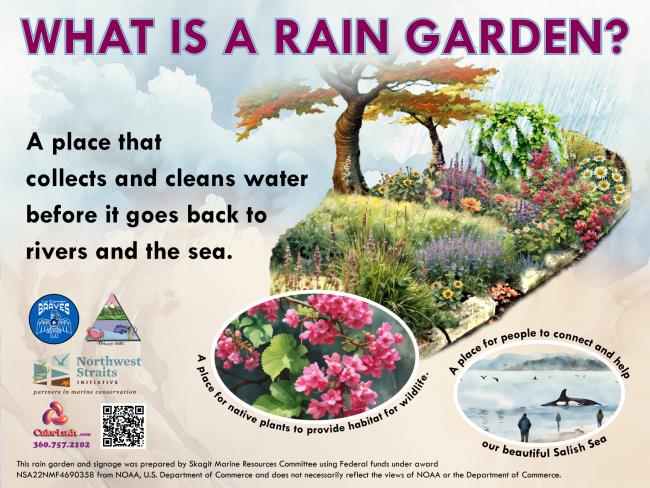 La Conner Rain Garden Sign