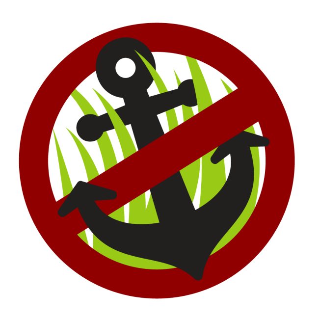 Anchor Out of eelgrass glyph