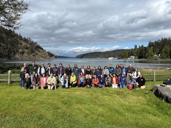 Forage fish workshop attendees at Cornet Bay Retreat Center. (Elise Adams).